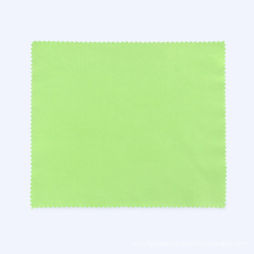 615X18 Microfiber Cleaning Soft Polishing Cloth Eyeglasses Opticl Glasses OEM Cloths Lightgreen